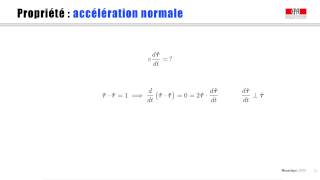 61 Accélération normale et tangentielle [upl. by Karlin897]