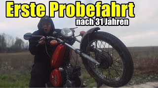 Scheitert die Probefahrt mit meiner Simson S51 Scheunenfund [upl. by Kenward168]