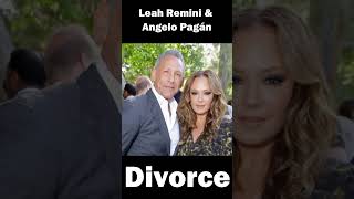 Leah Remini and husband Angelo Pagán to divorce trending hollywoodnews news [upl. by Christos453]