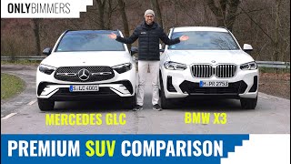 BMW X3 30i xDrive vs Mercedes GLC 300 4matic  Full Comparison Review [upl. by Nnyl]