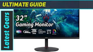 Acer Nitro XV322QK Gaming Monitor Review [upl. by Ardnasxela]