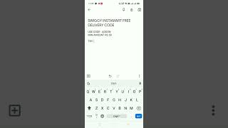 Swiggy Instamart free delivery coupon shorts swiggy [upl. by Vipul58]