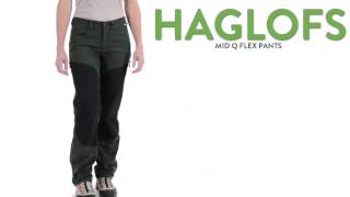 Haglofs Mid Q Flex Pants  UPF 40 For Women [upl. by Adnopoz]