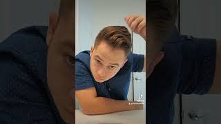 Samsons clay pomade dont make fun of my blowdryer hairstyles menshair strangerthings4 [upl. by Ardnaik]