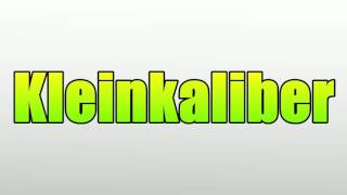 Kleinkaliber [upl. by Niliac]