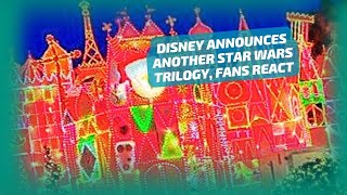 DISNEY ANNOUNCES ANOTHER STAR WARS TRILOGY FANS REACT [upl. by Gnouhk]