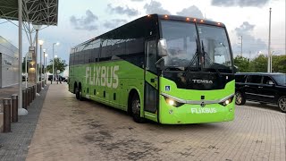 FlixBus Not in Service Bypass Miami Intermodal Center 2023 Temsa TS 45 [upl. by Sihonn]