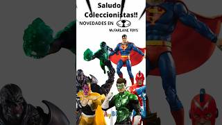 Novedades en Mcfarlane Toys Superman Action Comics Green Lantern Hal Jordan Sinestro Parallax [upl. by Ylekalb]