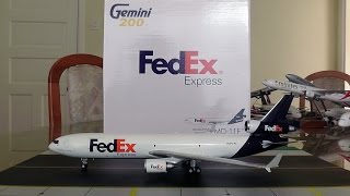 Gemini Jets 1200 FedEx MD11F Unboxing and Review [upl. by Bohs834]