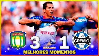 SÃO CAETANO 3 X 1 GRÊMIO ● COPA JOÃO HAVELANGE 2000 ● MELHORES MOMENTOS ● SEMIFINAL ● JOGO DE VOLTA [upl. by Notrem]