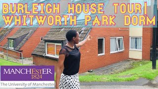 Whitworth park dormitory Burleigh house tour Manchester University [upl. by Elenahc]