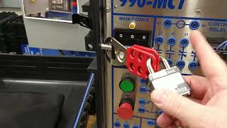 Amatrol 990MC1F or 990MC1 Portable Motor Controls LOTO Modification [upl. by Ycak]