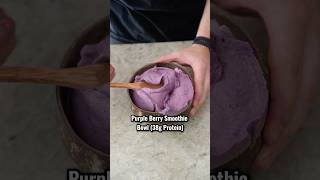 Purple Berry Smoothie Bowl 38g Protein [upl. by Enifesoj619]