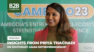 Entrepreneurship in Southeast Asia  Priya Thachadi CEO of Villgro Philippines  Interview [upl. by Noryd]