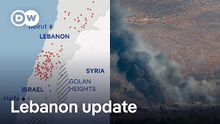 Israel intensifies Lebanon bombardment Hezbollah targets Tel Aviv  DW News [upl. by Yettie]