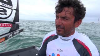 McDougall  McConaghy 2015 International Moth AustralianWorld Championships  Day 4 R13 [upl. by Dunning]