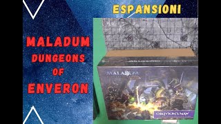 Maladum Dungeons of Enveron  Espansioni [upl. by Yblok]