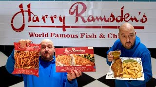 HARRY RAMSDENS World Famous FISH AND CHIPS  £750 Meal Deal at Iceland MARIS PIPER CHIPS amp HADDOCK [upl. by Yruoc]