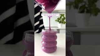 Highprotein Blueberry Smoothie💜 30g protein  no protein powder healthyrecipes highprotein [upl. by Bernadene635]