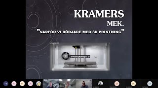 Kramers mekaniska om additiv tillverkning [upl. by Ha]