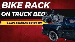 Can you INSTALL a Bike Rack while leaving your tonneau cover on your truck [upl. by Mcknight]