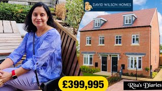 3 Bed Family Home at Birmingham UK 🇬🇧  Kennett from David Wilson Homes  House Tour UK [upl. by Airbas994]