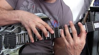 Satriani Style 8 Fingers Guitar Tapping HD Lesson [upl. by Reidid]