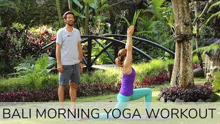 Morning Yoga Workout Flow Strength amp Stretch  Tim Senesi Yoga [upl. by Vidda]