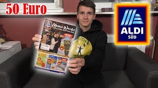 50 Euro Einkaufsliste  Aldi Süd  Kaufberatung  Silvester 20182019 FULL HD [upl. by Ysabel]