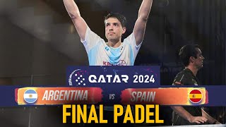 ARGENTINA vs SPAIN  FINAL PADEL CHAMPIONSHIPS QATAR 2024 [upl. by Ash]