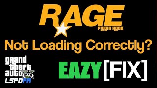 How To Fix RagePluginHook Not Loading Up  GTA 5 Update 3258  lspdfr [upl. by Notse505]