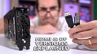 All HDMI and DisplayPort Versions EXPLAINED [upl. by Iand348]