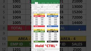 Sum Multiple Columns from Different Tables in One Go 💡 ExcelTips DataHacks [upl. by Magnien]