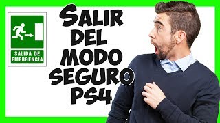 Cómo Salir del Modo Seguro de PS4 Sin Error [upl. by Town]