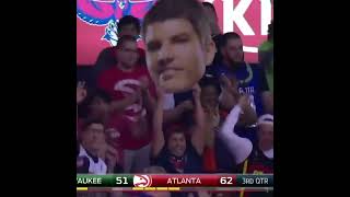 When Kyle Korver scored 11 points in 1 minute on 4 straight shots 🔥 [upl. by Llewxam]