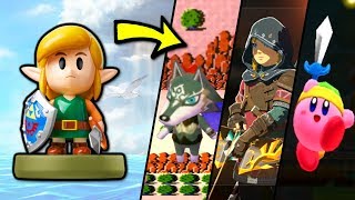 What does the Links Awakening Amiibo do in EVERY Game 2014  2019 [upl. by Zandt695]