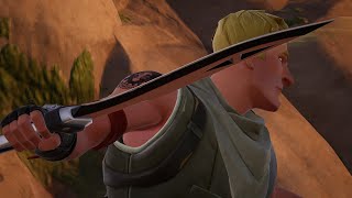 Field Machete pickaxe gameplay in Fortnite [upl. by Bull]