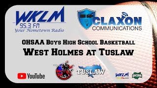 West Holmes at Tuslaw  OHSAA Boys Basketball from WKLM 953 FM [upl. by Atener]