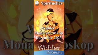 Widder SPIRITUALITÄT ✨ Horoskop Dezember 2023 monatshoroskop [upl. by Ecaroh]