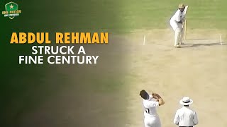 Abdul Rehman struck a fine century  Sialkot vs FATA  QuaideAzam Trophy 202425 [upl. by Ehsom]