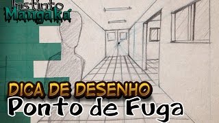 Como desenhar Perspectiva com 1 ponto de fuga  Dica de Desenho [upl. by Neils]