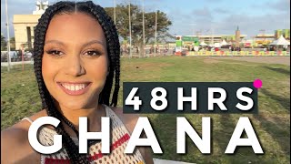 48 HOURS IN ACCRA GHANA VLOG  GLOBAL CITIZEN FESTIVAL ACCRA [upl. by Rosa]