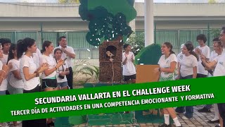 Secundaria Vallarta en el tercer día del Challenge Week [upl. by Hanser114]