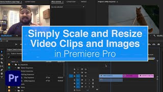 How to Resize Video Clips And Images In Premiere Pro [upl. by Fleischer]