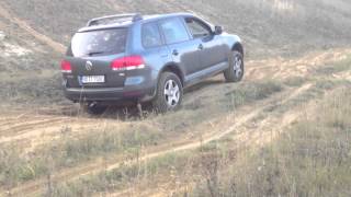 VW Touareg 25 TDI Offroad Sandpit Volkswagen [upl. by Yantruoc]