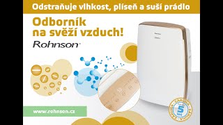 Odvlhčovače vzduchu Rohnson R9912 Ionic  Air Purifier a R9180 Genius Tipy ptáka Loskutáka 1020 [upl. by Arobed]