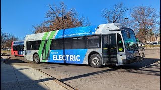 Exclusive 2022 Proterra ZX5 Max Demo Bus on Arlington Transit quotARTquot Route 55 [upl. by Torre]