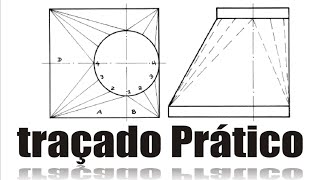 Quadrado p Redondo Excêntrico  Traçado de Caldeiraria [upl. by Nace]