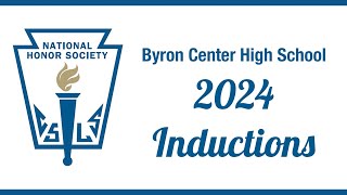 Byron Center High School National Honors Society Induction December 2nd 2024 [upl. by Lairbag622]