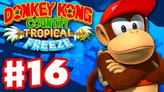 Donkey Kong Country Tropical Freeze  Gameplay Walkthrough Part 16  World 4 Amiss Abyss 100 [upl. by Yamauchi]